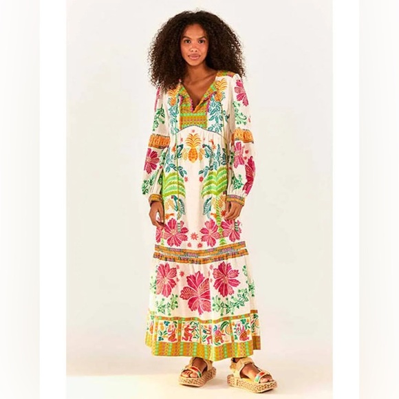 FARM Rio | Fruits Queen Scarf Maxi Dress - Picture 1 of 15